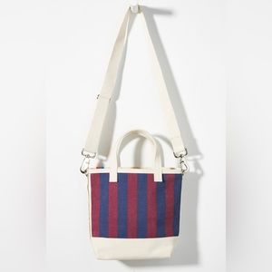 NWT Kule Striped Crossbody Bucket Bag